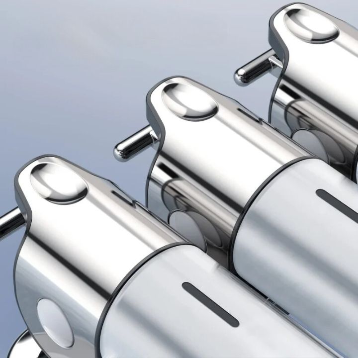 DISPENSIFY – Wall-Mounted Soap Dispenser with Modern Stainless Steel Design