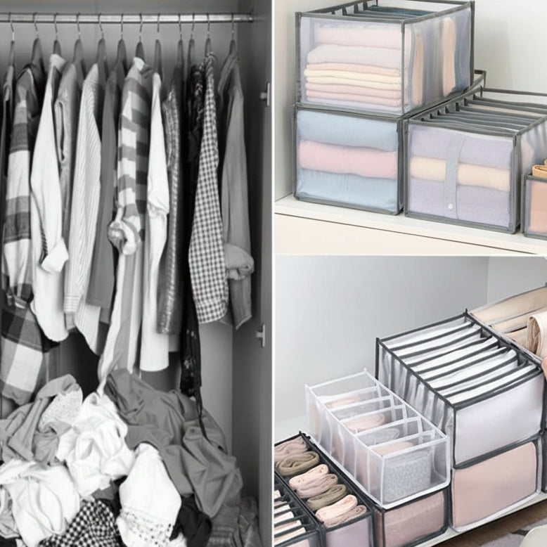 CLOSETORGANIZER - Versatile Storage Solutions for Wrinkle-Free Clothing 1