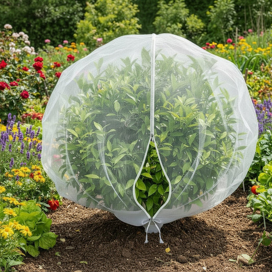 CROPSHIELD - Mesh Drawstring Bags for Fruit Protection & Insect Defense 1