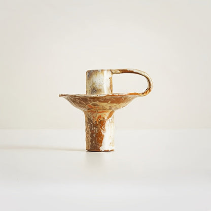 Ceramika Retro - Handcrafted Ceramic Candlestick for Cozy Ambiance & Warm Decor 6