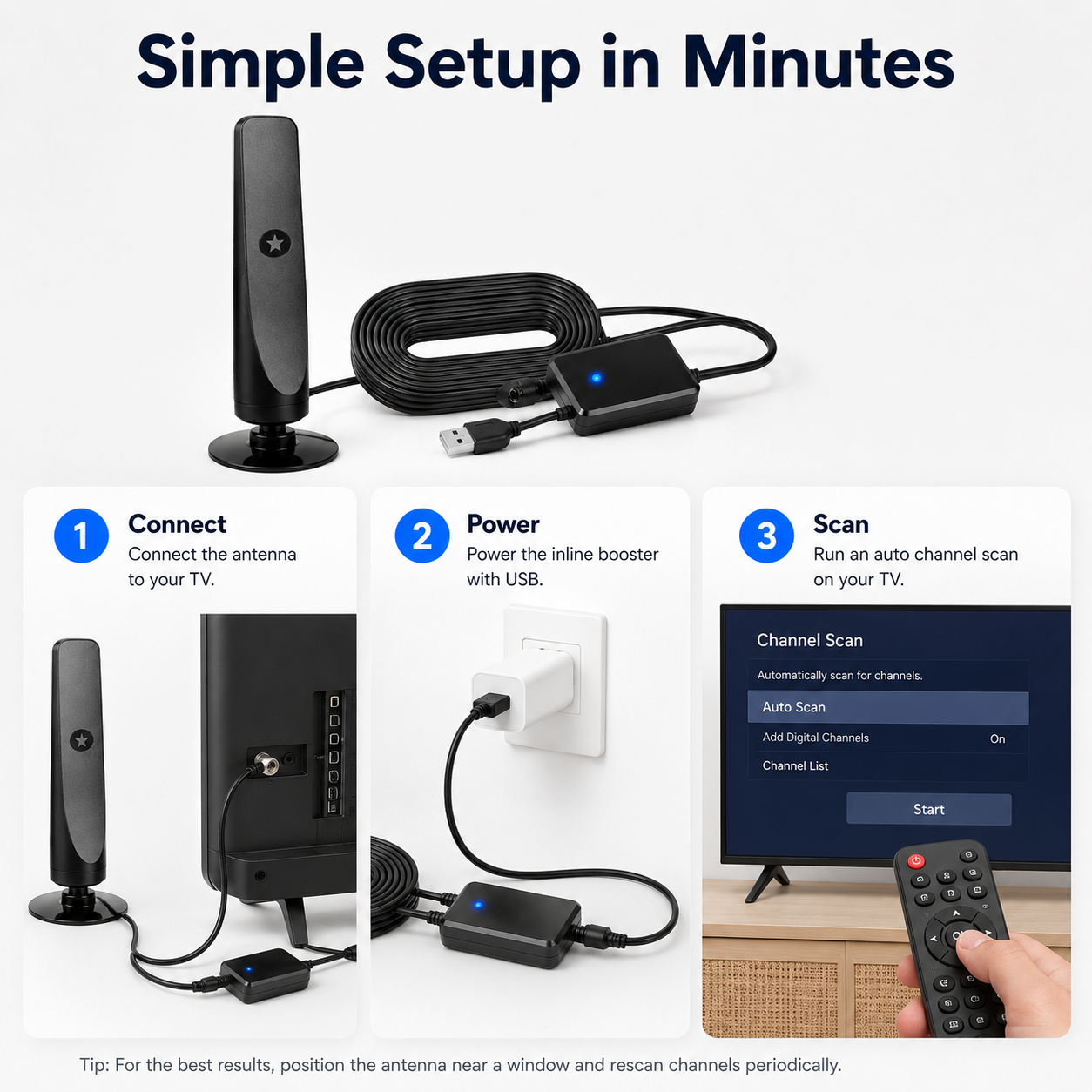 SIGNALMAX – HD TV Antenna for Clear Entertainment Access