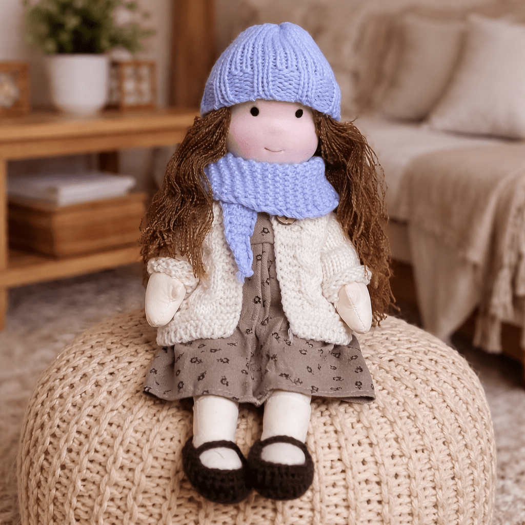 BELLAWOOD – Handmade Waldorf-Inspired Cotton Doll for Creative Play