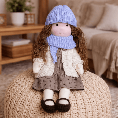 BELLAWOOD – Handmade Waldorf-Inspired Cotton Doll for Creative Play