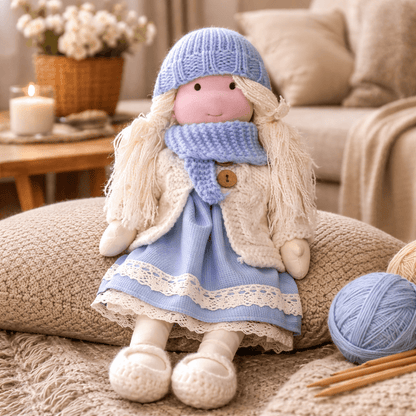 BELLAWOOD – Handmade Waldorf-Inspired Cotton Doll for Creative Play