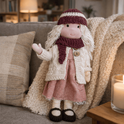 BELLAWOOD – Handmade Waldorf-Inspired Cotton Doll for Creative Play