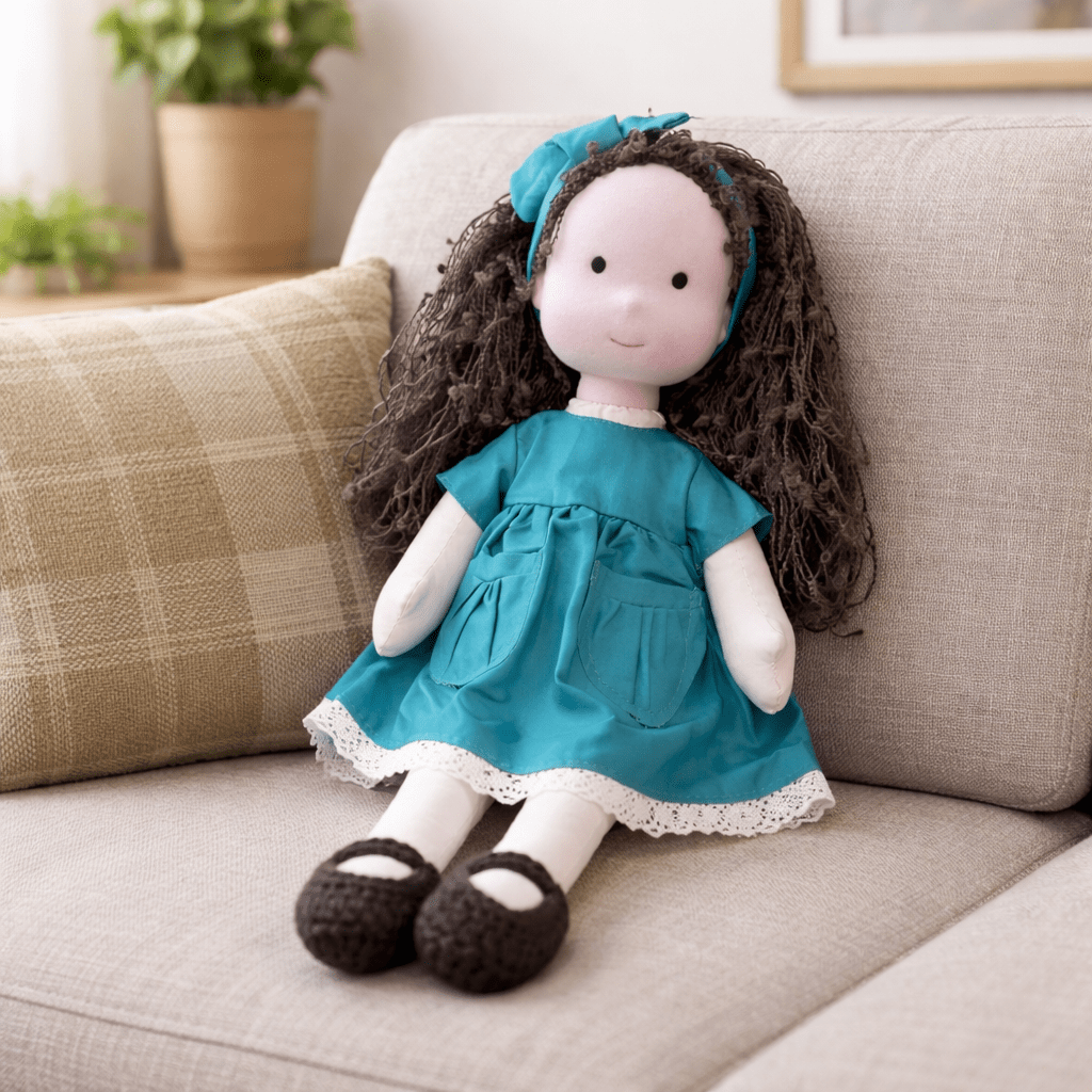 BELLAWOOD – Handmade Waldorf-Inspired Cotton Doll for Creative Play