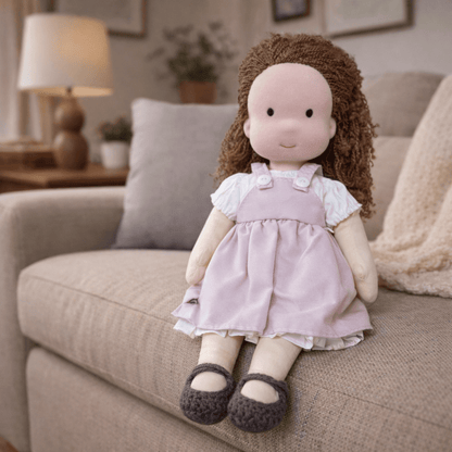 BELLAWOOD – Handmade Waldorf-Inspired Cotton Doll for Creative Play