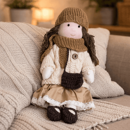 BELLAWOOD – Handmade Waldorf-Inspired Cotton Doll for Creative Play
