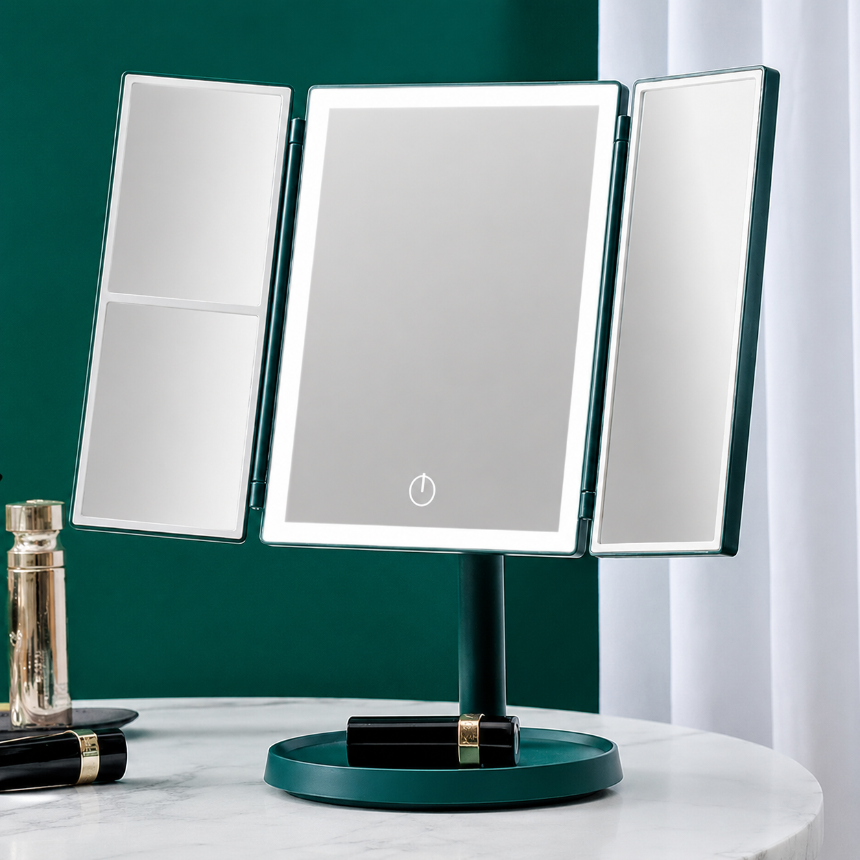 LUMIVIEW – Illuminated Vanity Mirror for Confident Everyday Grooming