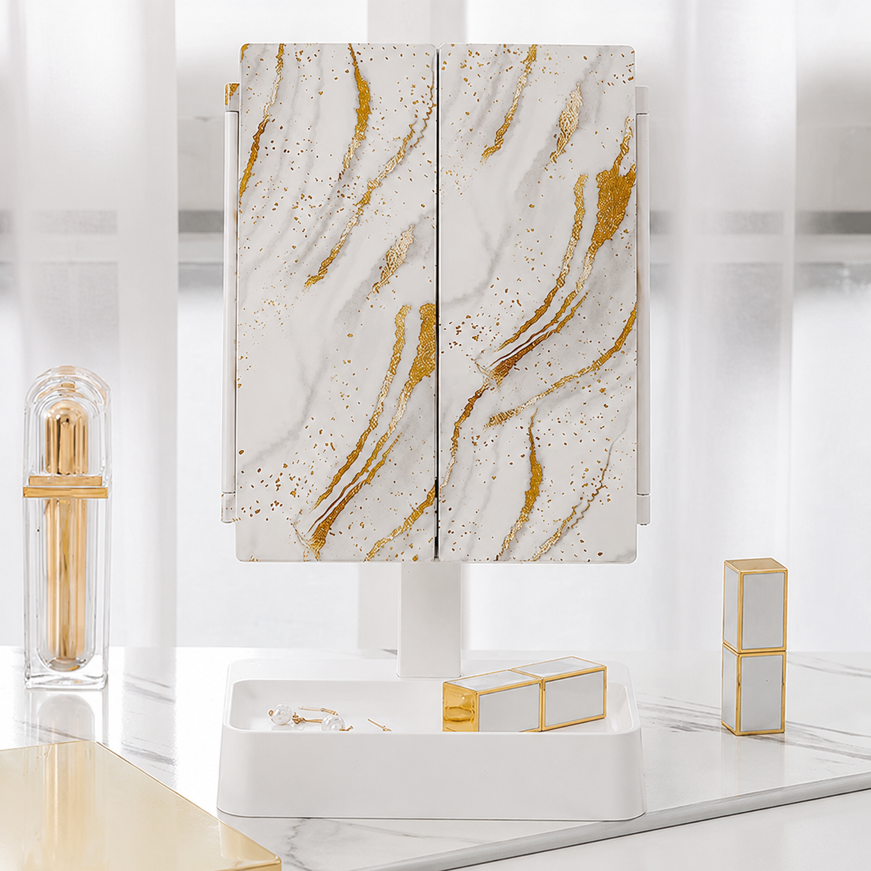 LUMIVIEW – Illuminated Vanity Mirror for Confident Everyday Grooming