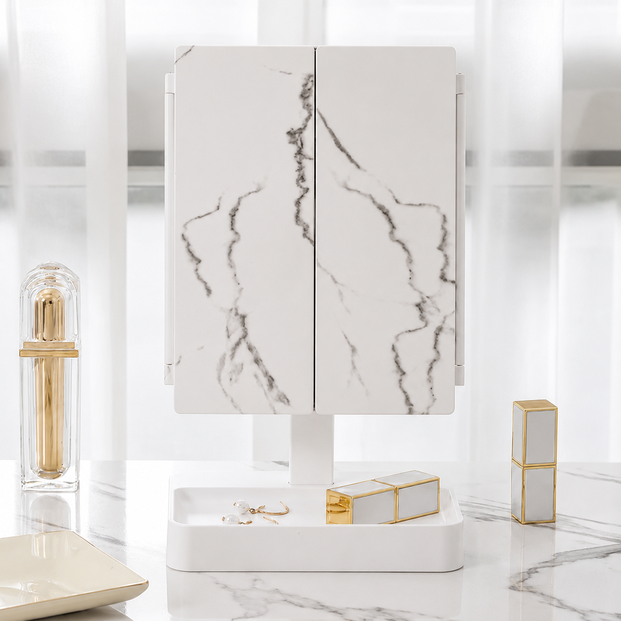 LUMIVIEW – Illuminated Vanity Mirror for Confident Everyday Grooming