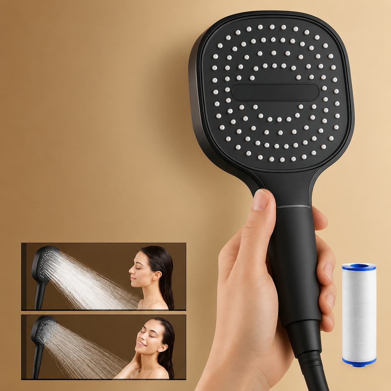 PUREJET – Turbo Shower Head for Powerful and Refreshing Water Flow