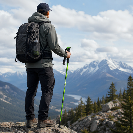 FOLDTREK – Compact Folding Walking Pole for Outdoor Hike Adventures