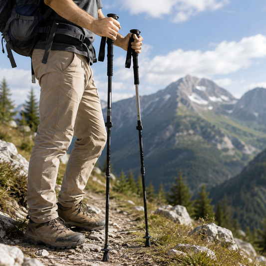 MOUNTRAIL – Adjustable Trekking Poles for Hiking and Outdoor Exploration