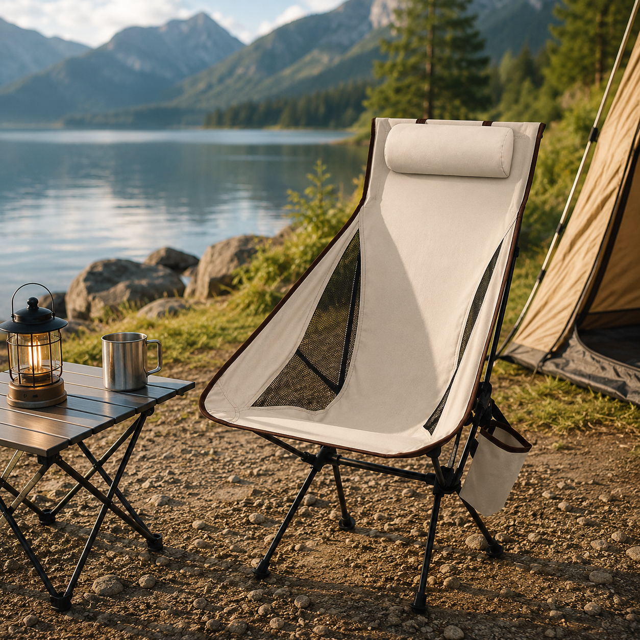 RELAXTREK – Folding Camping Chair for Comfortable Outdoor Hike Seating