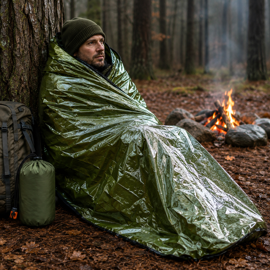 SURVIVASHIELD – Emergency Sleeping Bag for Outdoor Hike Protection and Preparedness