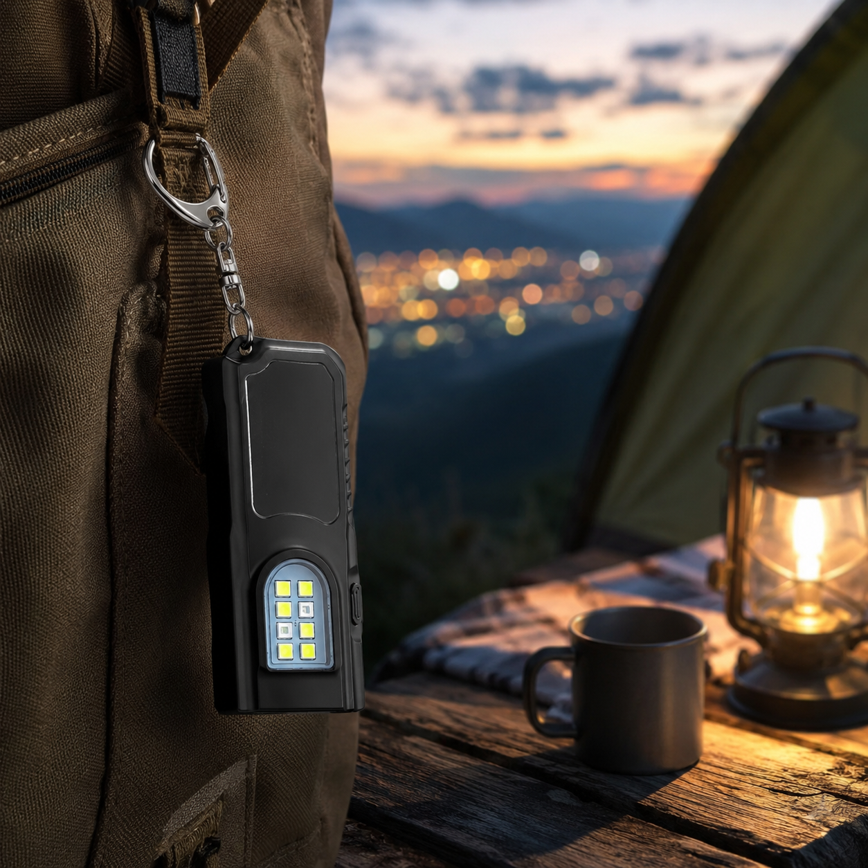 LUMITREK – Rechargeable Clip-On Light for Hands-Free Outdoor Visibility and Hike Safety