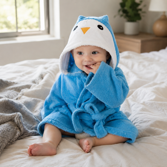 SNUGGLEHOOD – Hooded Baby Bath Towel for Cozy Post-Bath Comfort