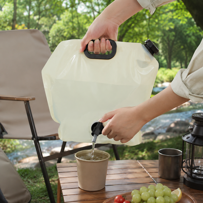 AQUATREK – Foldable Water Container with Faucet for Camping and Outdoor Adventures