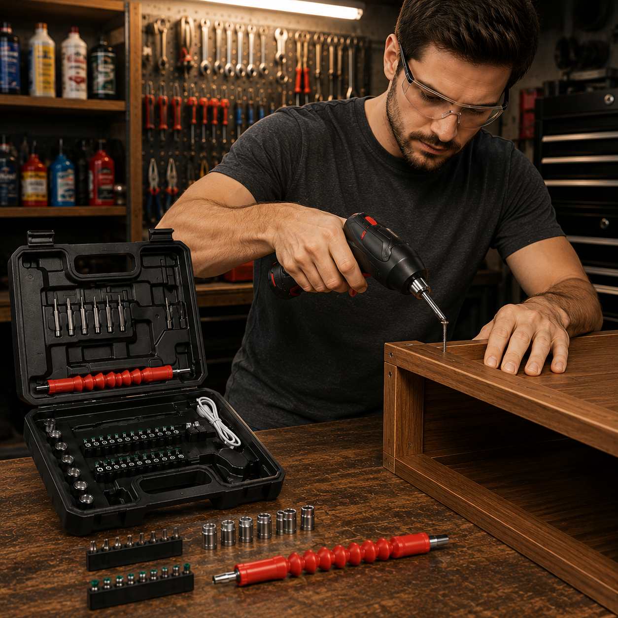 WORKNOVA – Cordless Driver Set for Creative DIY Projects