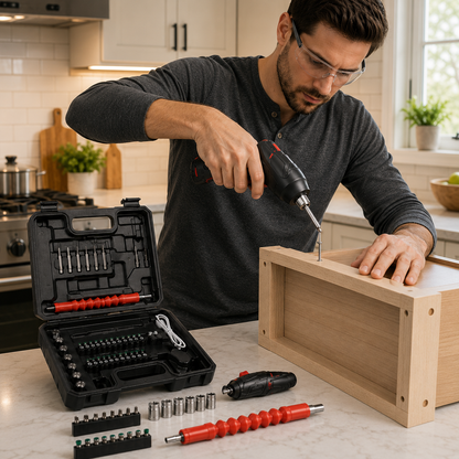 WORKNOVA – Cordless Driver Set for Creative DIY Projects