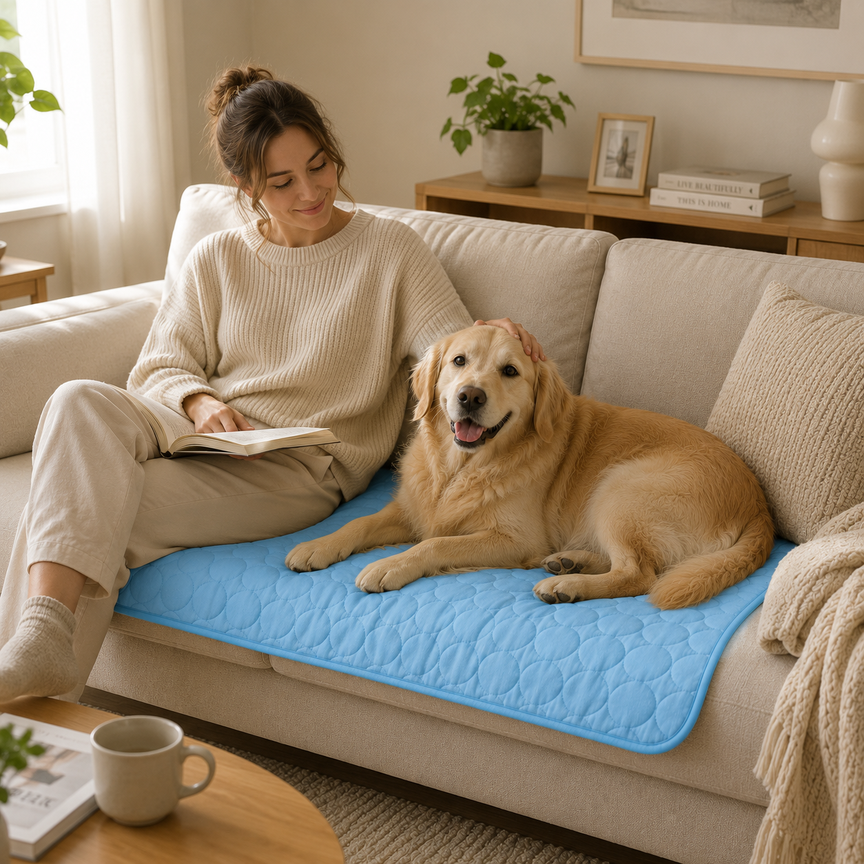 FROSTFLOW – Cooling Blanket for Comfortable Indoor Lounging
