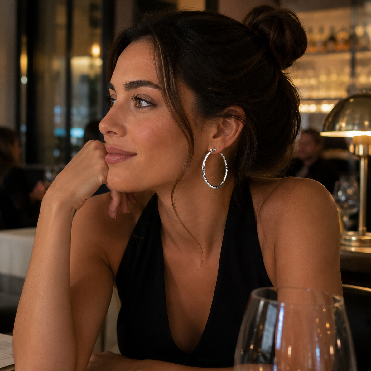 ELEGLOW – Timeless Hoop Earrings for Everyday and Special Moments