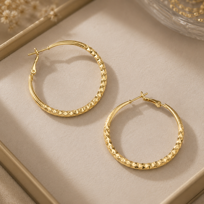 ELEGLOW – Timeless Hoop Earrings for Everyday and Special Moments