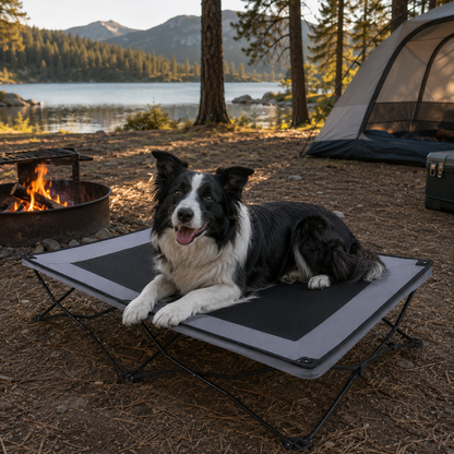 OUTDOORPAWS – Portable Pet Bed for Adventures and Getaways