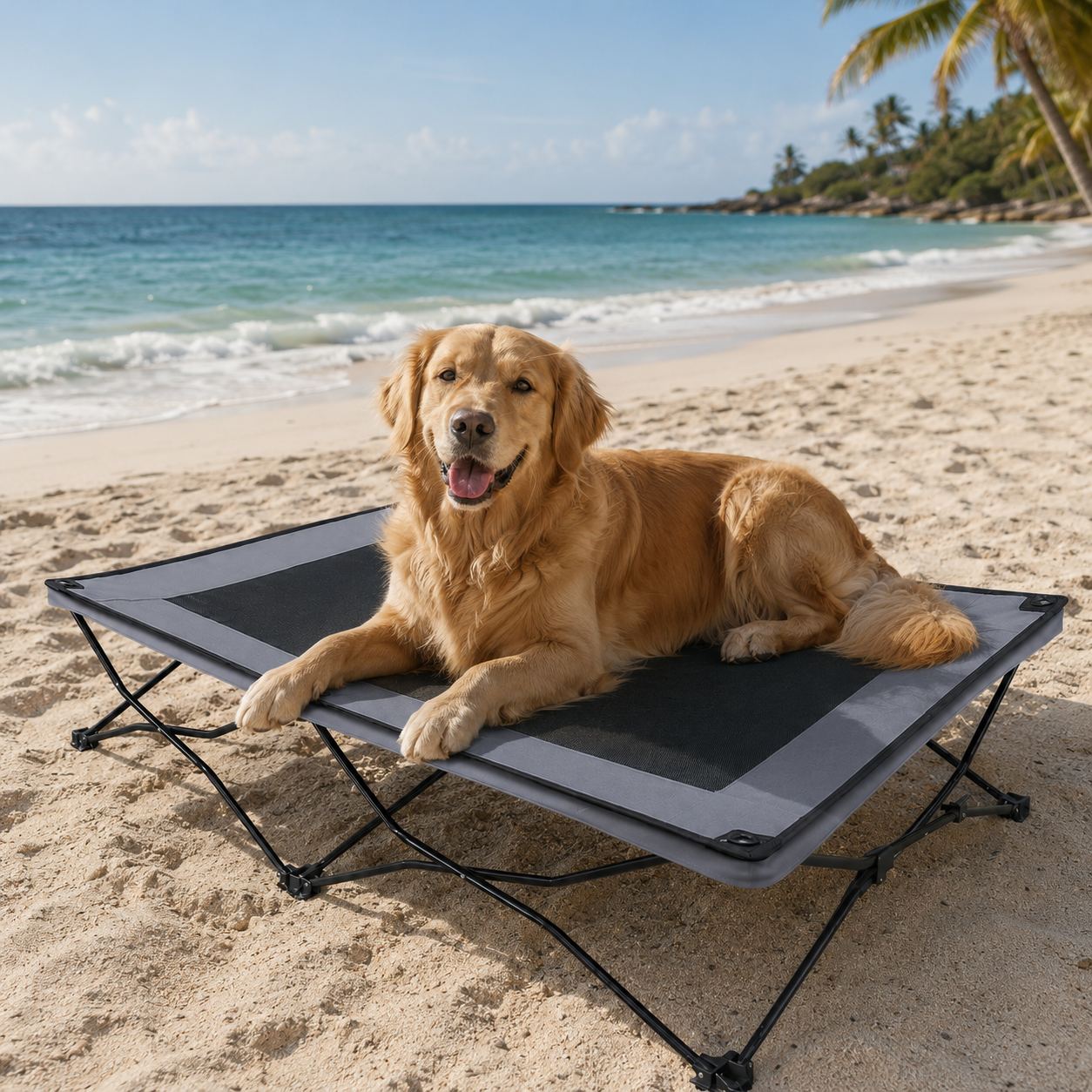 OUTDOORPAWS – Portable Pet Bed for Adventures and Getaways