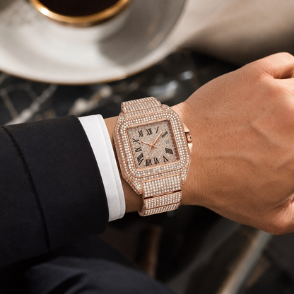 GLAMORA – Rhinestone Watch for Timeless Everyday Elegance