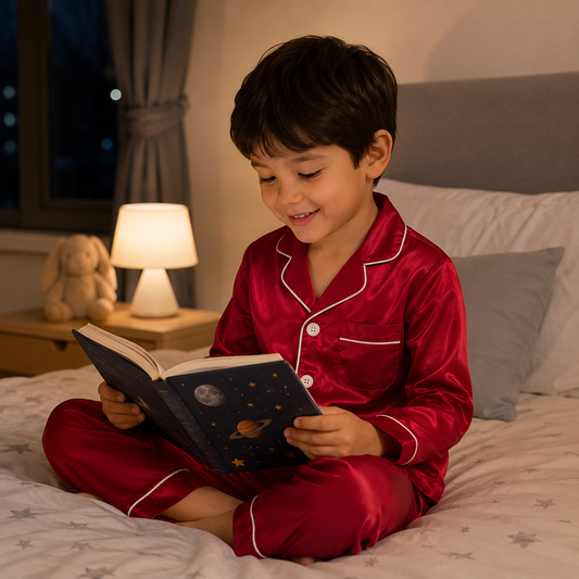 DREAMBUTTON – Kids Pajama Set with Button Front Design