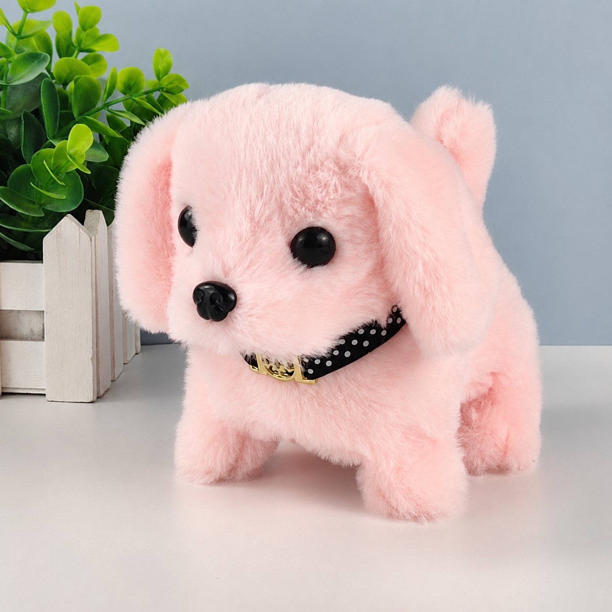 PUPPYMATE – Interactive Plush Puppy Walking Barking Pet Toy