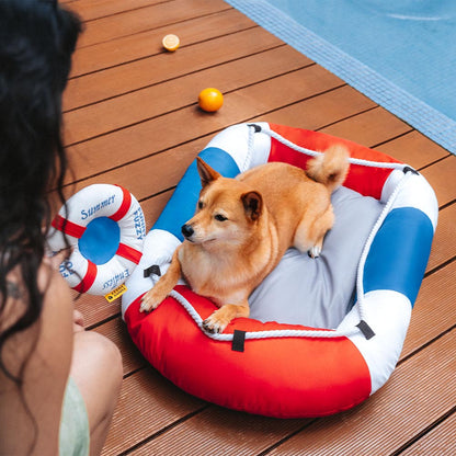 FLOATPAWS – Pool Float Pet Bed for Summer Relaxation