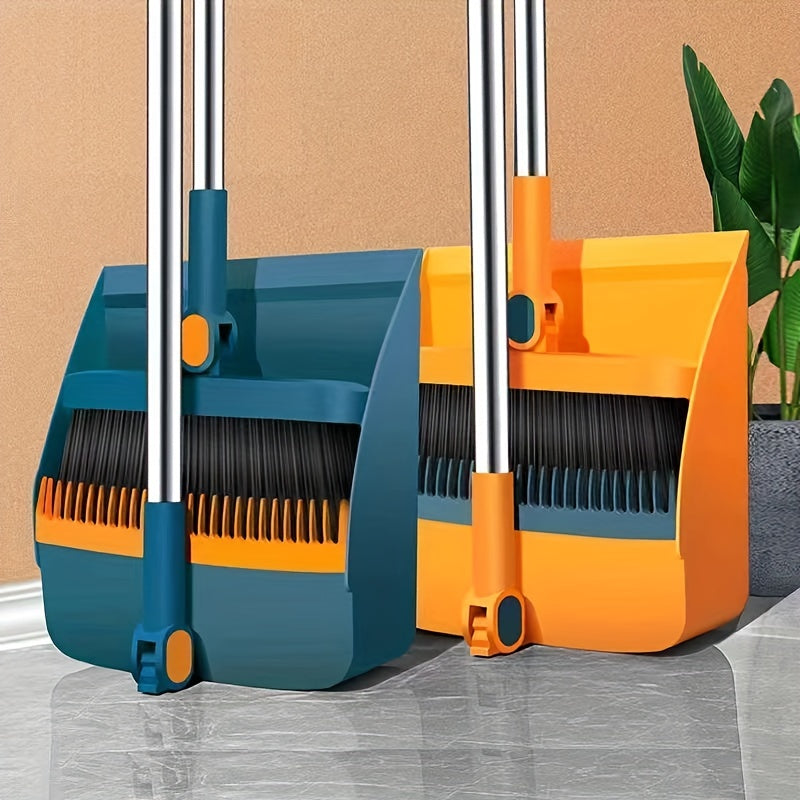 Clearsweep Pro - Rotatable Broom And Dustpan Set With Ergonomic Handle 1