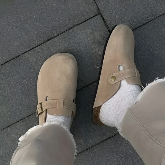 STEPLOFT – Closed Toe Slip On Clogs for Casual Comfort