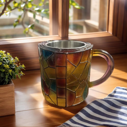 LITERIVA – Glass Book Mug Literary Style Coffee Cup