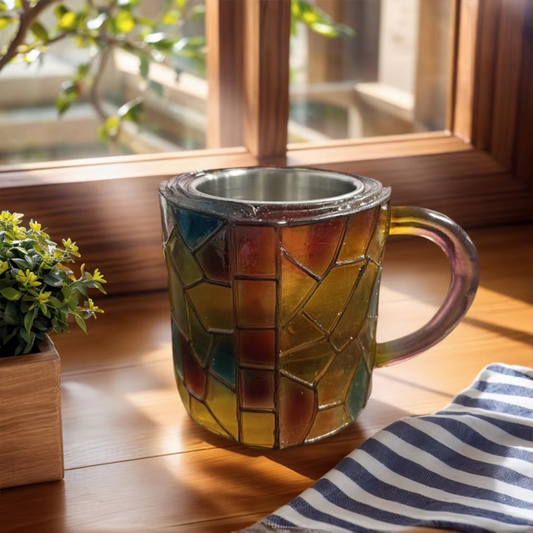 LITERIVA – Glass Book Mug Literary Style Coffee Cup