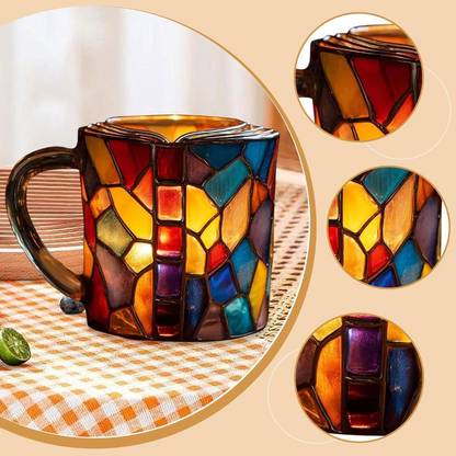 LITERIVA – Glass Book Mug Literary Style Coffee Cup
