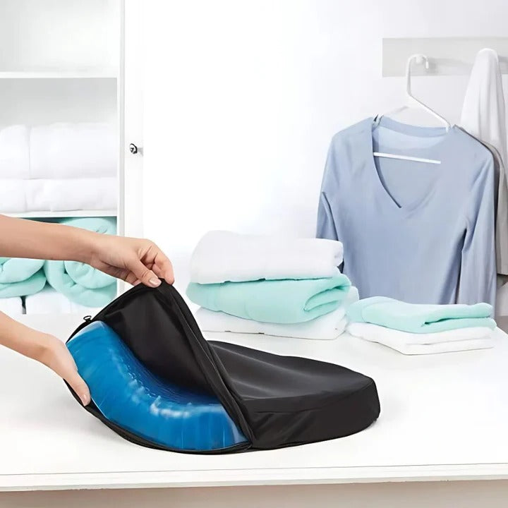 ComfortEase - Orthopedic Gel Seat Cushion for Tailbone & Lumbar Support 5