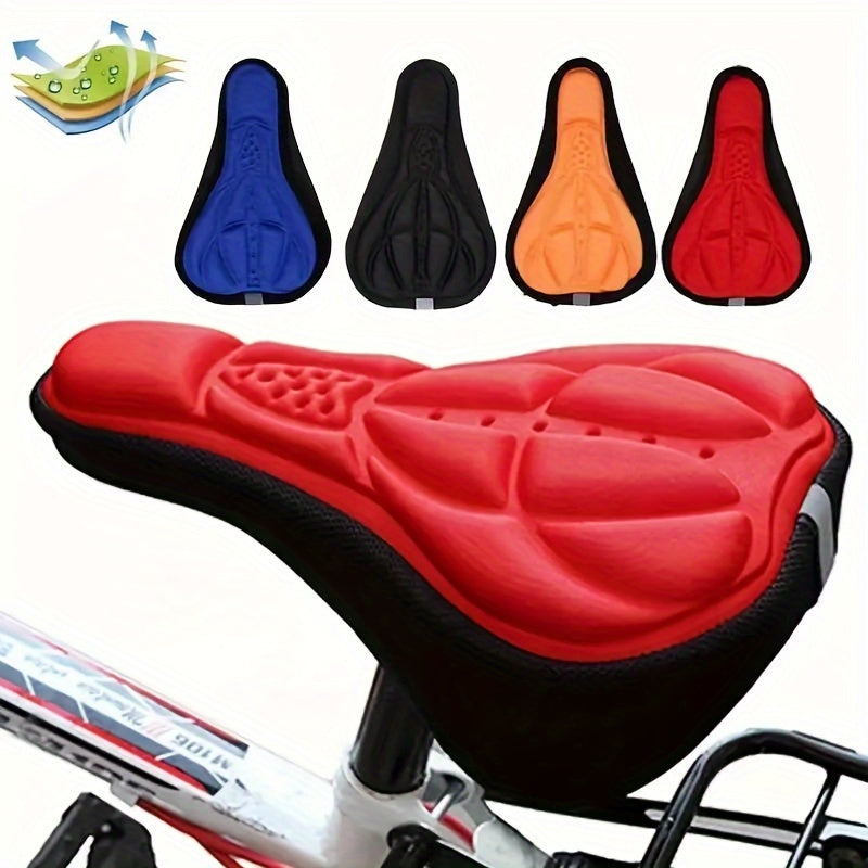 ComfortRide Gel Bike Seat Cover - Padded Cushion for Ultimate Comfort and Breathability 1