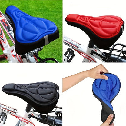 ComfortRide Gel Bike Seat Cover - Padded Cushion for Ultimate Comfort and Breathability 2