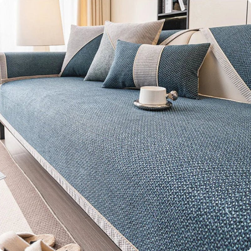 Comfortweft - Breathable Non-Slip Cotton-Linen Sofa Cover for All Seasons 7