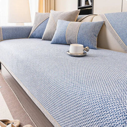 Comfortweft - Breathable Non-Slip Cotton-Linen Sofa Cover for All Seasons 9