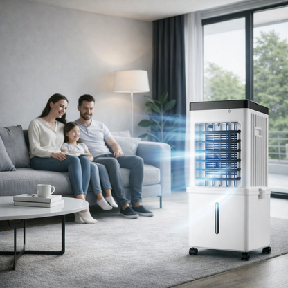 COOLMIST – Mobile 3-in-1 Air Cooler for Flexible Home Cooling and Freshness