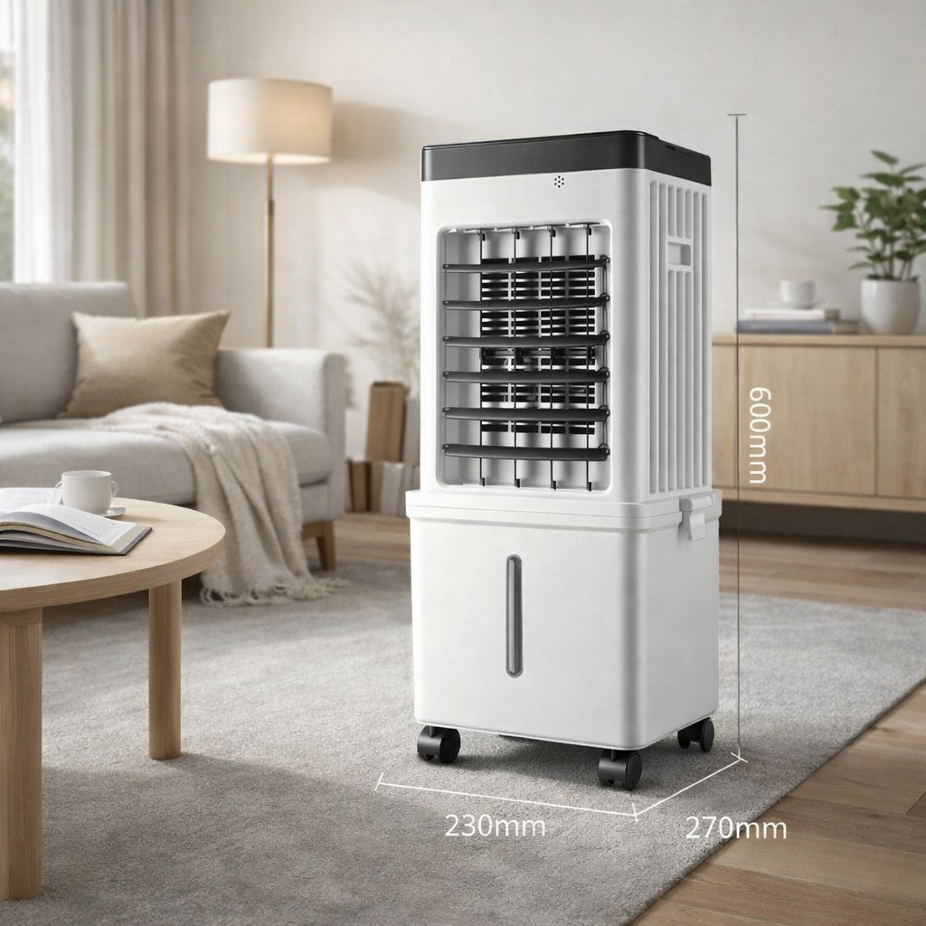 COOLMIST – Mobile 3-in-1 Air Cooler for Flexible Home Cooling and Freshness