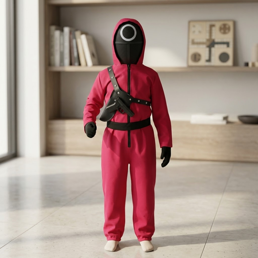 GUARDPLAY – Hooded Costume Jumpsuit Mask Party Set