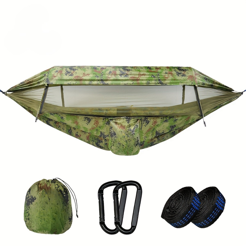 SKYREST – Camping Hammock with Mosquito Net and Sun Shelter