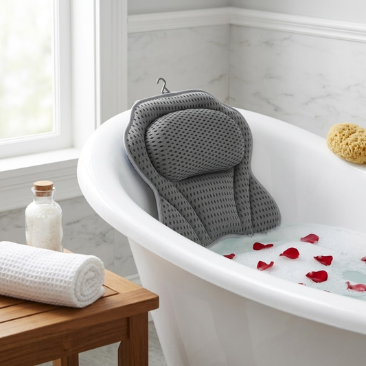 RELAXREST – Ergonomic Mesh Spa Bath Pillow