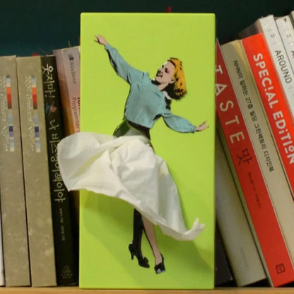 Creative Flying Skirt Tissue Box Cover - Whimsical Tissue Holder for Home Décor 1